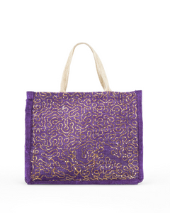 Elva Tote Bag - Purple