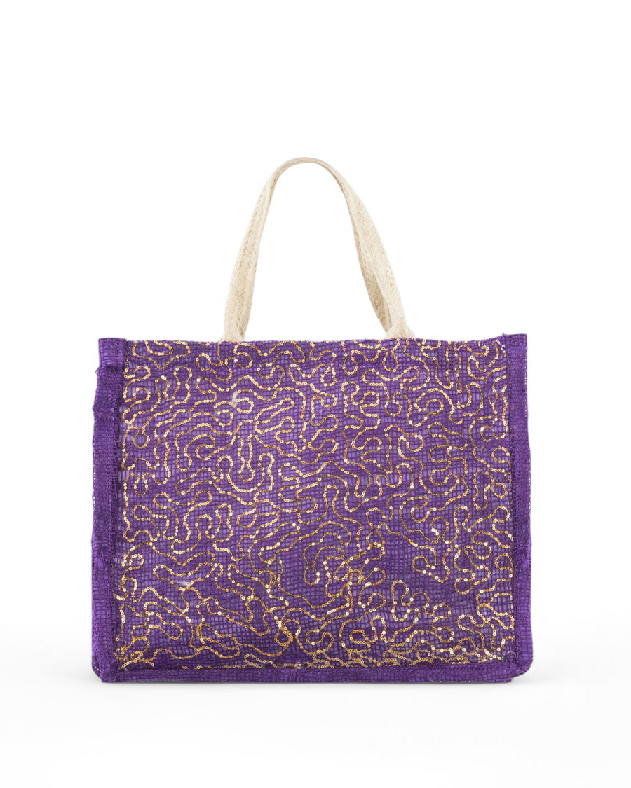 Elva Tote Bag - Purple