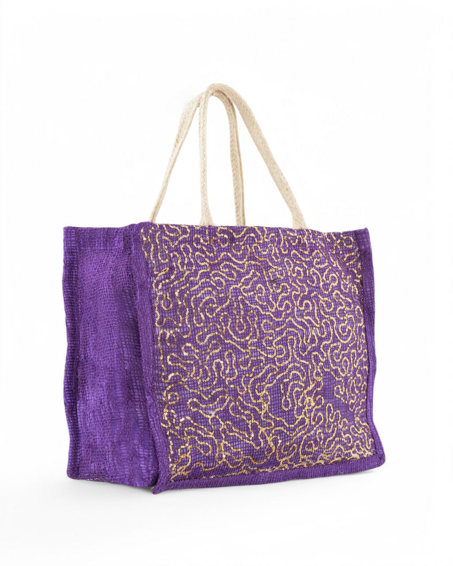 Elva Tote Bag - Purple