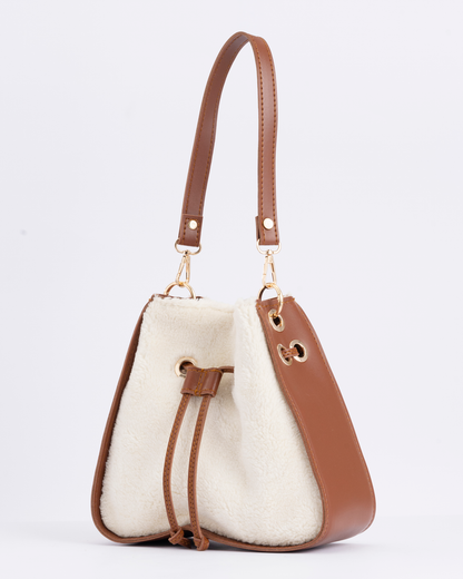 Fur dream bucket bag - Havan