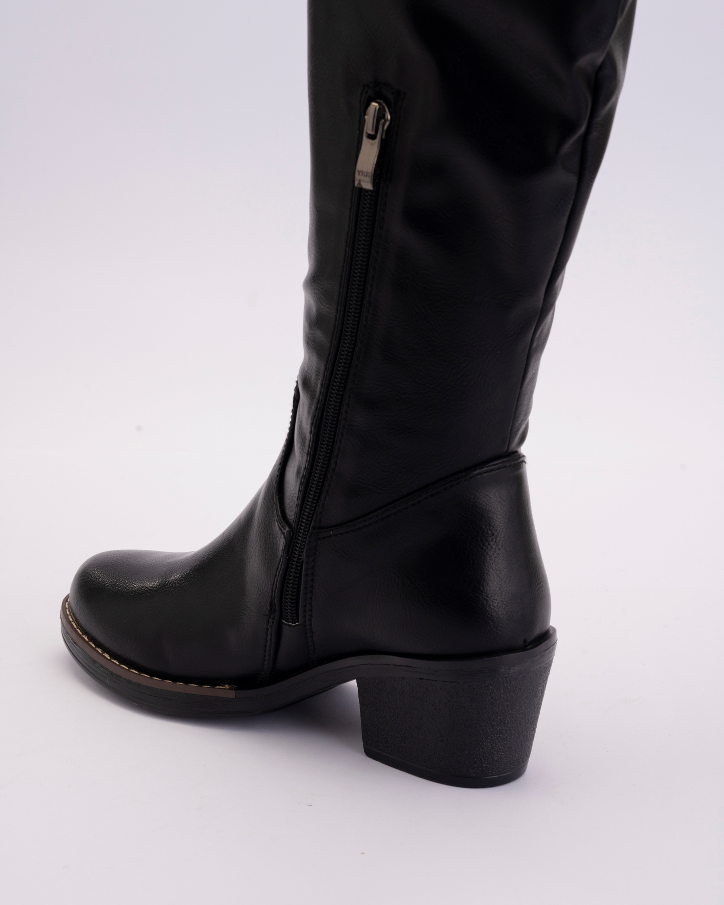 high rise boots - Black