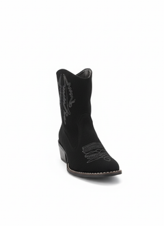 Cowboy Ankle Boot - Black