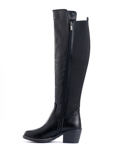 Classic Black Knee High Boots