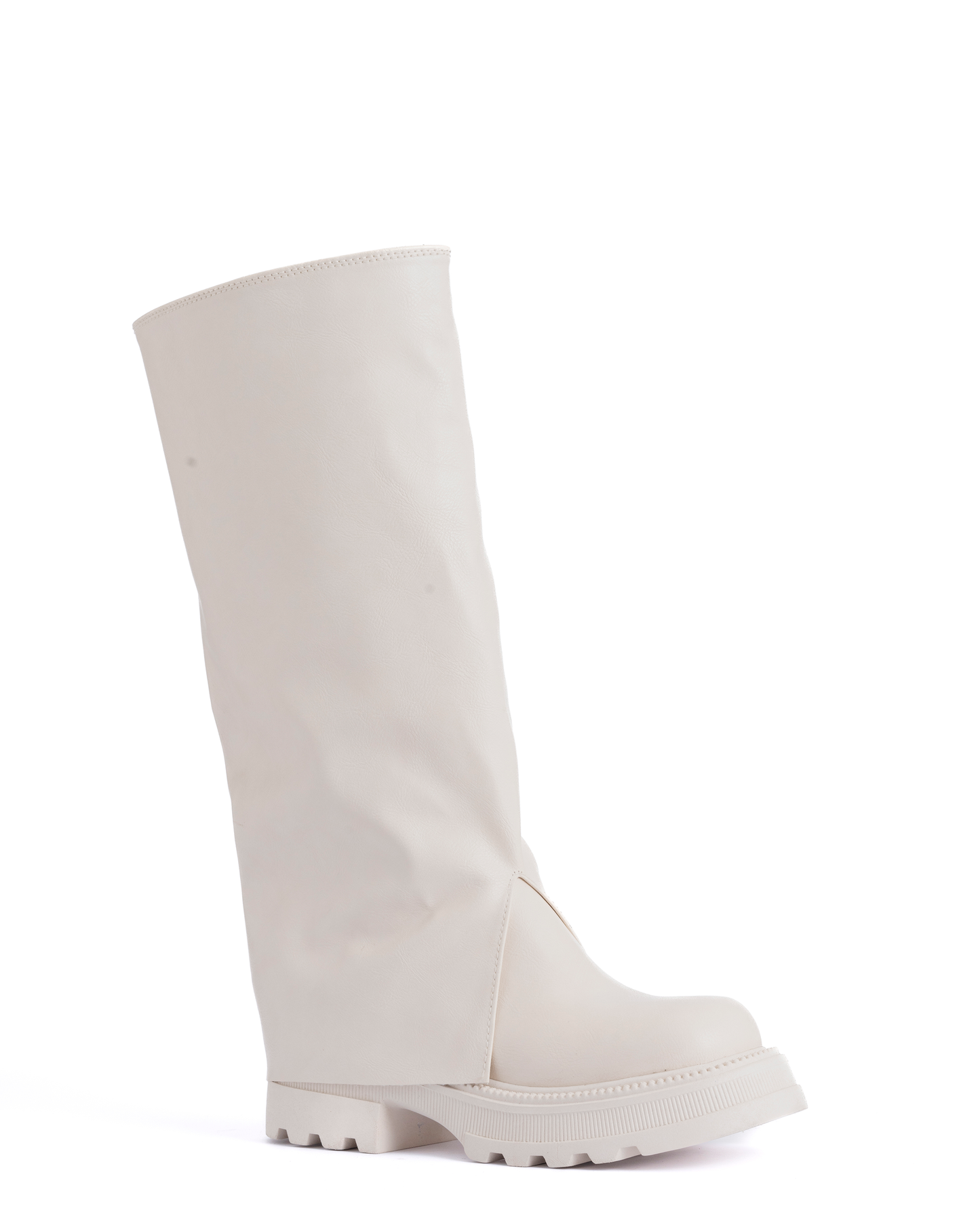 Trunk minimalism boots - Ivory