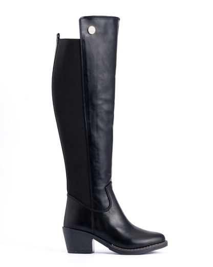 Classic Black Knee High Boots