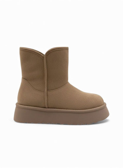 Cozy Cloud Boots - Beige