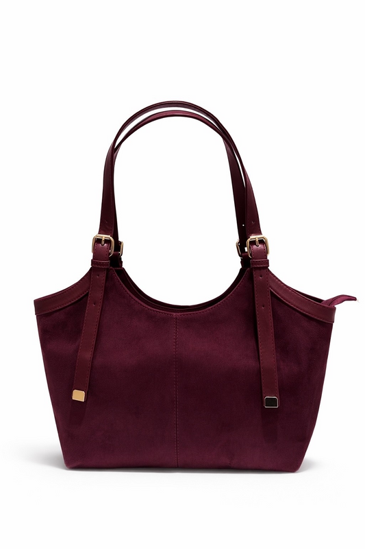 The Celeste Tote-Burgundy